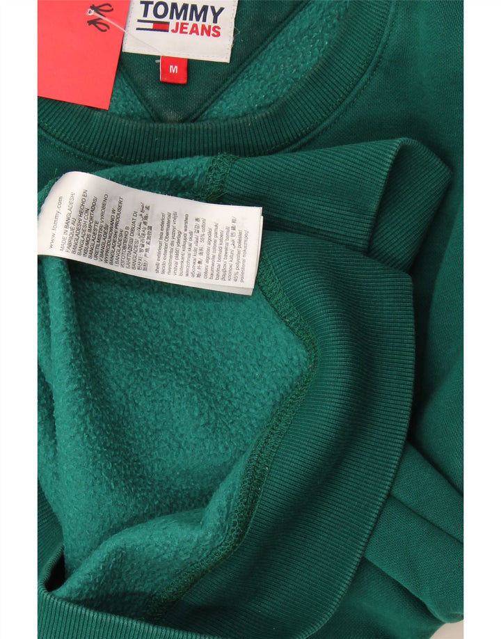 Ανδρικό φούτερ Tommy Hilfiger Jumper Μεσαίο πράσινο βαμβακερό