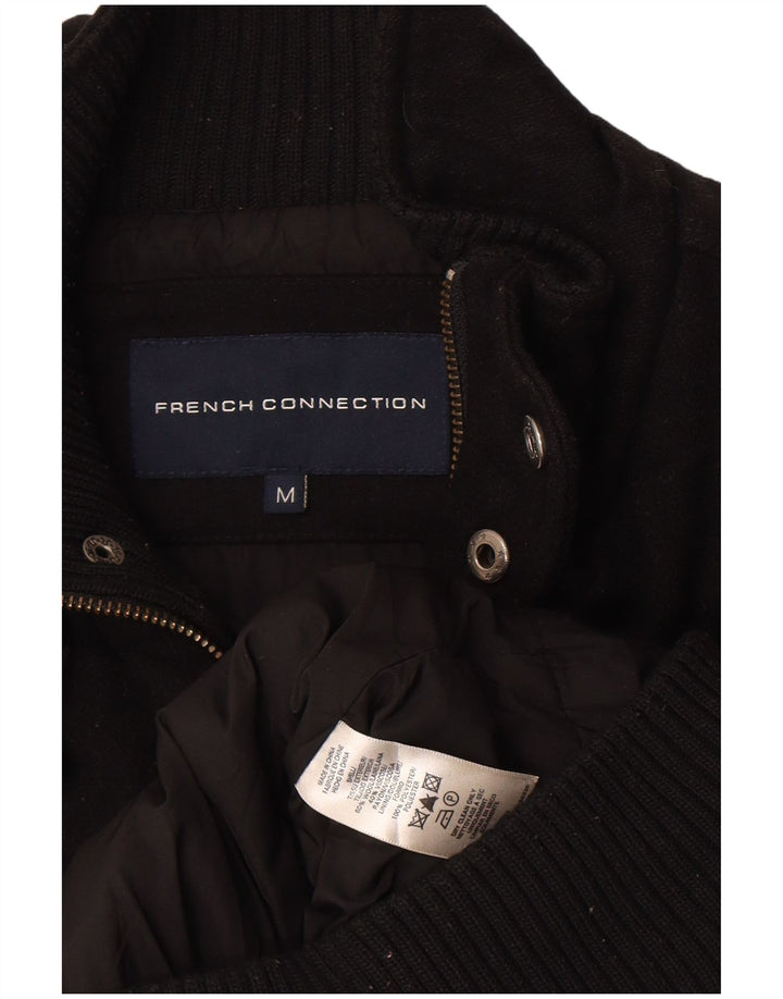 Ανδρικό μπουφάν Duffle French Connection UK 38 Medium Black Wool