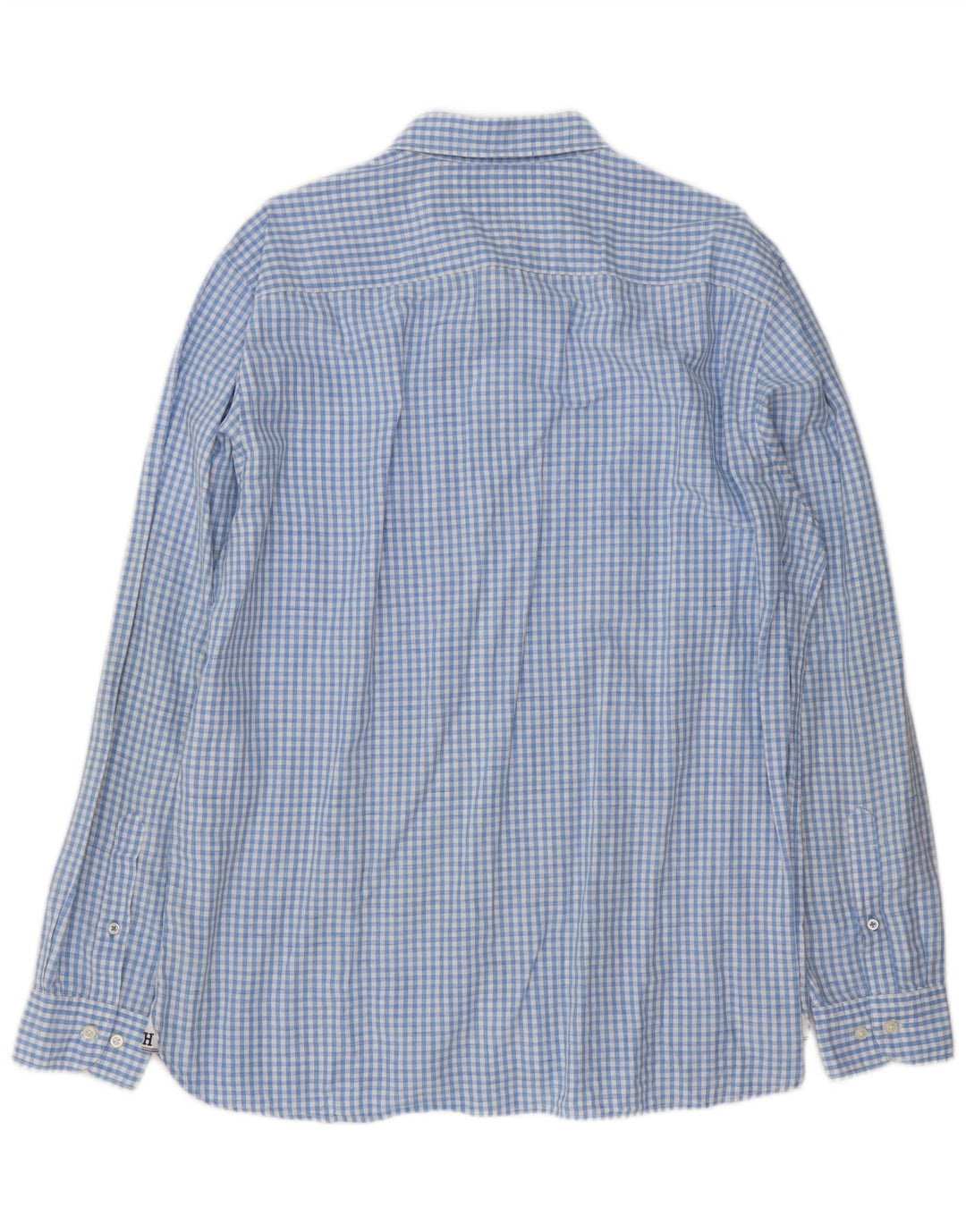 Ανδρικό πουκάμισο Tommy Hilfiger XL Μπλε λινό Gingham