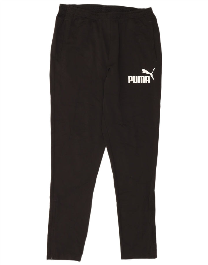 Ανδρική αθλητική φόρμα PUMA Graphic Παντελόνι μεγάλο μαύρο πολυεστέρα