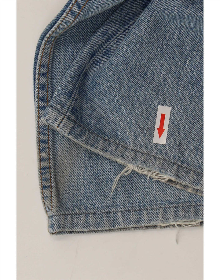 Levi's Mens 501 Distressed Straight Jeans W34 L29 Μπλε βαμβακερό