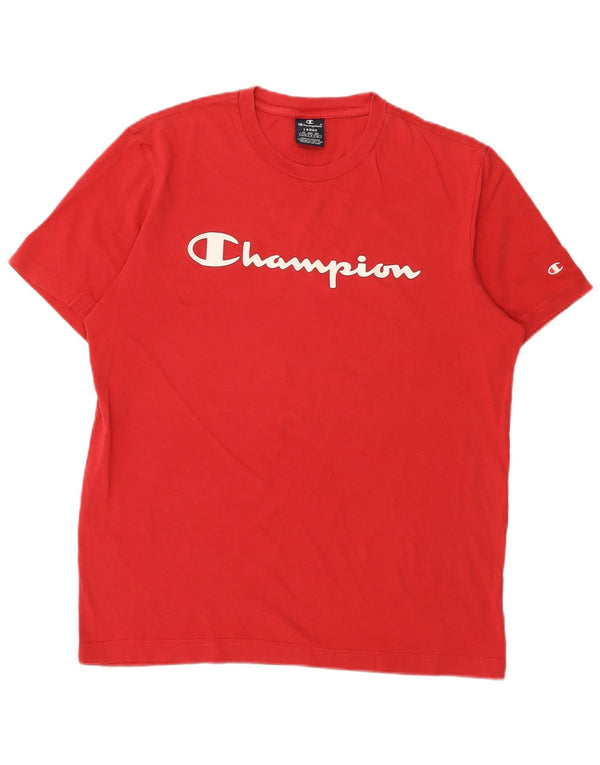 Ανδρικό T-Shirt Champion Graphic Top Large Red