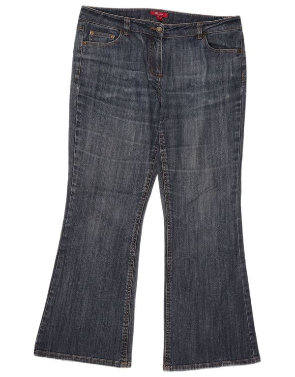 Γυναικείο τζιν Monsoon Flared UK 14 Large W35 L29 Μπλε βαμβακερό