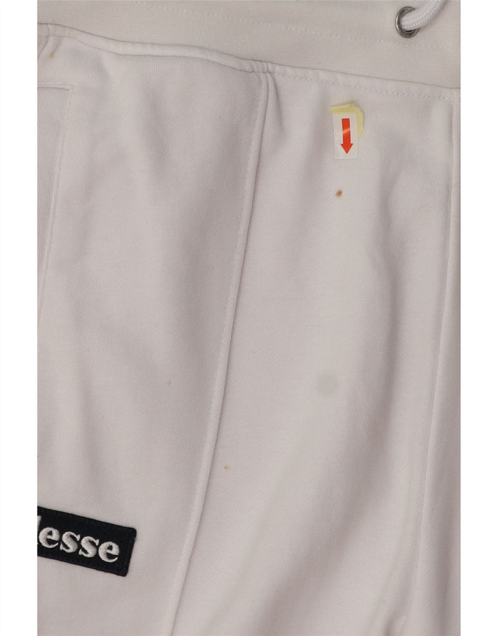 ELLESSE Ανδρική αθλητική φόρμα γραφικών Heritage Παντελόνι μεγάλο λευκό χρώμα