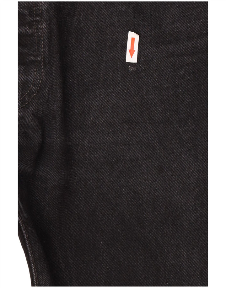 Levi's Mens 501 Straight Jeans W34 L32 Μαύρο βαμβακερό