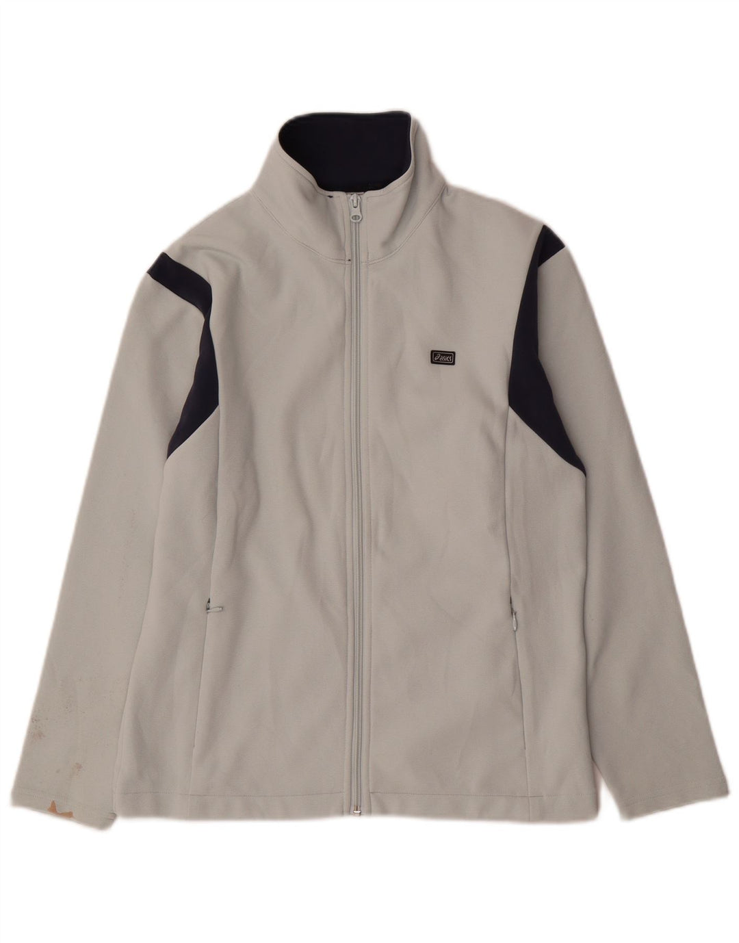 Γυναικεία αθλητική φόρμα ASICS Top Jacket UK 14 Medium White Colourblock Polyester