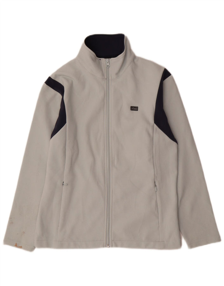 Γυναικεία αθλητική φόρμα ASICS Top Jacket UK 14 Medium White Colourblock Polyester