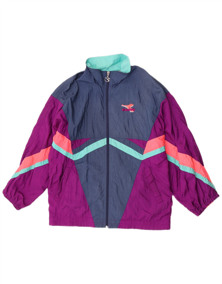 Γυναικεία αθλητική φόρμα Diadora Top Jacket Μεσαίο πολύχρωμο Colourblock Retro