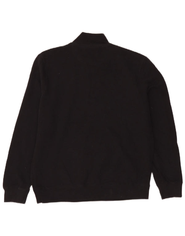 Ανδρικό φούτερ Barbour με φερμουάρ Jumper XL Μαύρο βαμβακερό