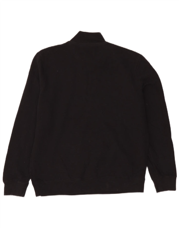 Ανδρικό φούτερ Barbour με φερμουάρ Jumper XL Μαύρο βαμβακερό