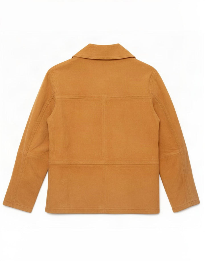 Vintage Γυναικείο Suede Jacket IT 46 Large Brown Δερμάτινο
