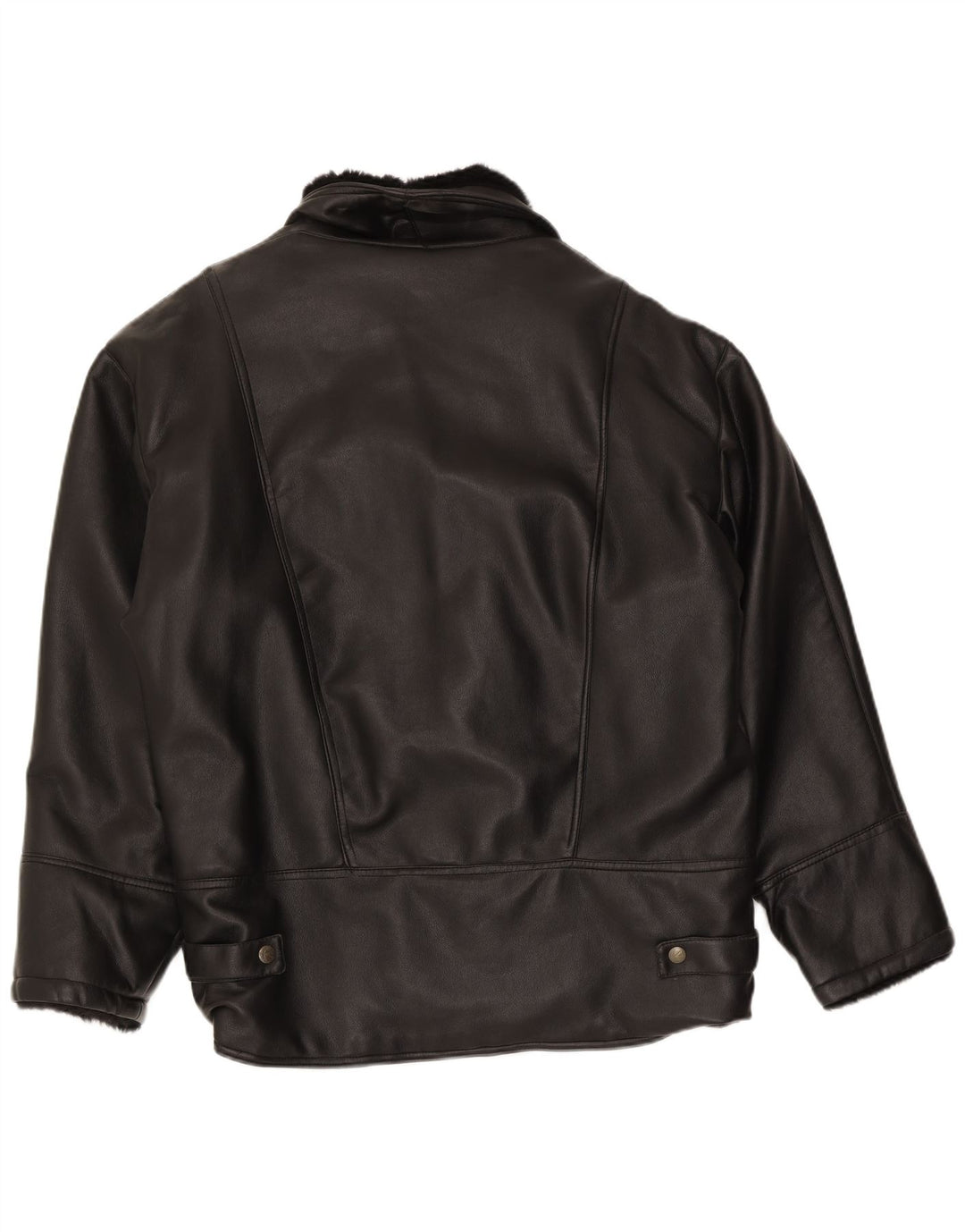 Ανδρικό μπουφάν με διπλό στήθος Alta Moda UK 42 XL Μαύρο Shearling