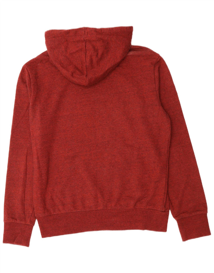 Ανδρικό γραφικό κουκούλα SUPERDRY XL Maroon Cotton