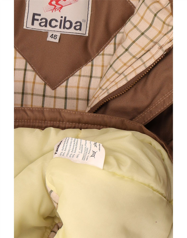 Ανδρικό μπουφάν Faciba με επένδυση UK 46 3XL Beige Polyamide