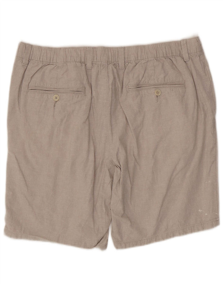 Ανδρικό σορτς Chino Marks & Spencer W36 μεγάλο γκρι βαμβακερό
