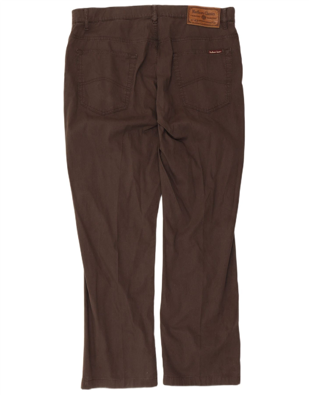 Ανδρικό ίσιο casual παντελόνι Marlboro Classics Καφέ W38 L30