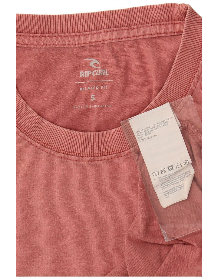 Ανδρικό μπλουζάκι Rip Curl Relaxed Fit Top Μικρό ροζ βαμβακερό