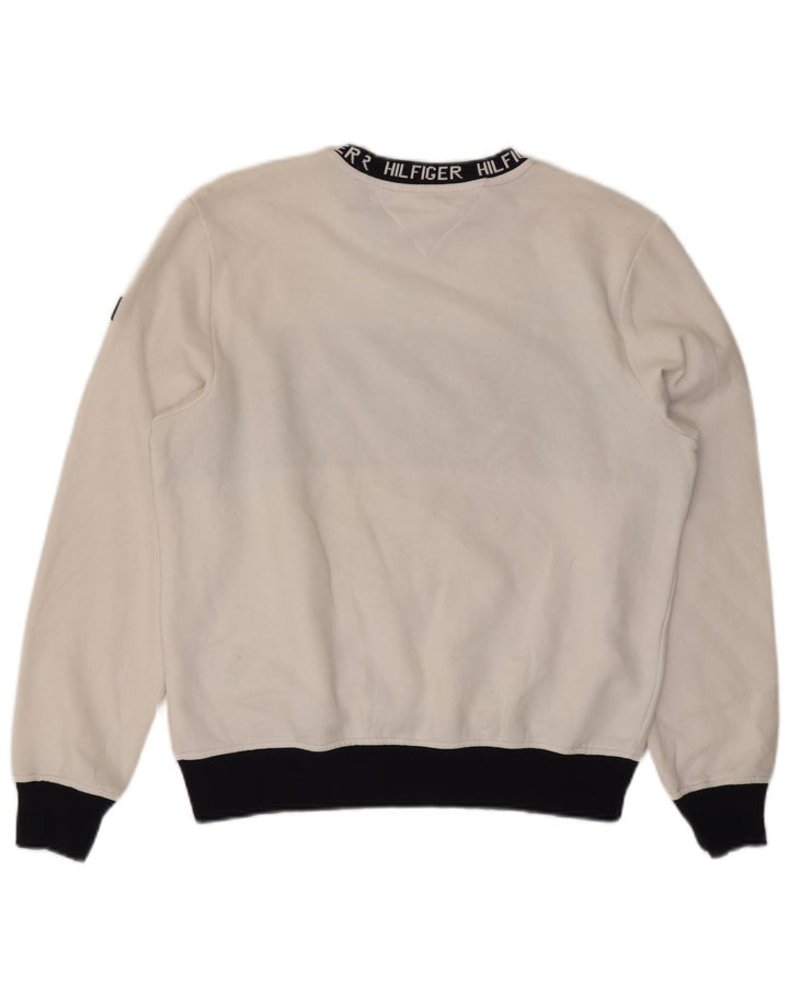 Γραφικό ανδρικό φούτερ Tommy Hilfiger Jumper Medium White Colourblock