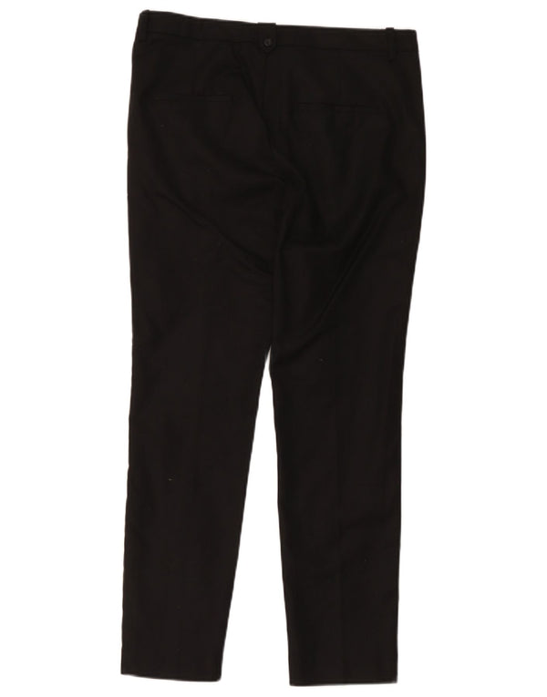 Zara Γυναικείο Slim παντελόνι Chino EU 38 Small W28 L26 Μαύρο βαμβακερό
