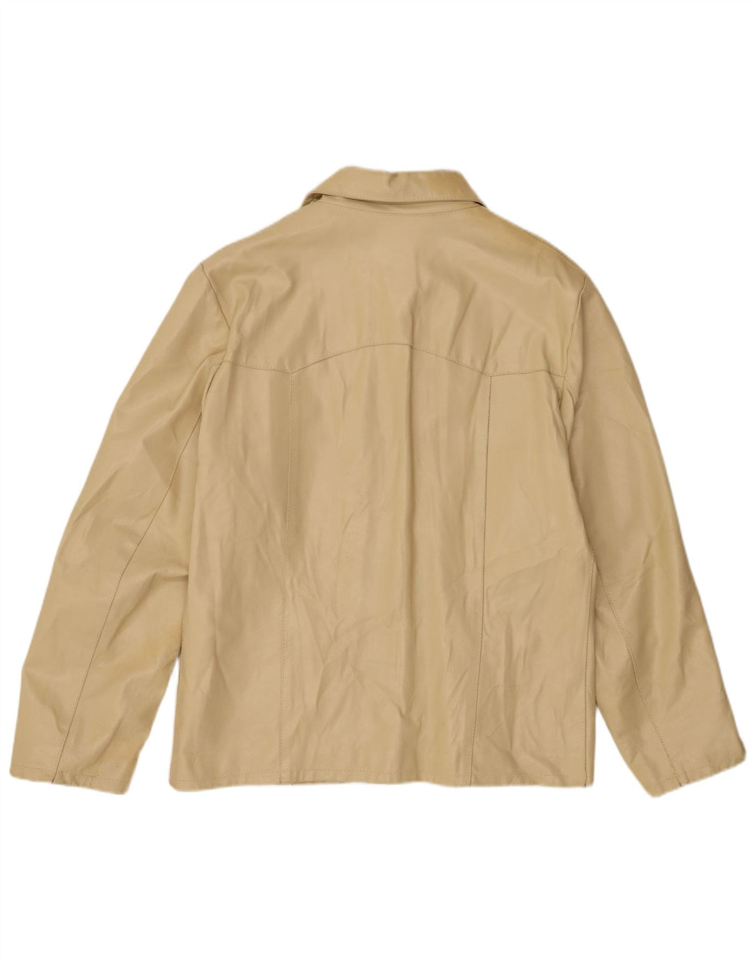 Ανδρικό δερμάτινο μπουφάν Bayside UK 40 Large Beige Leather