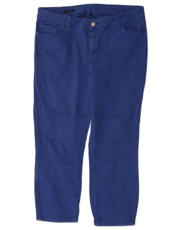 Crew Clothing Γυναικεία Cropped Jeans UK 16 Large W34 L23 Blue Cotton