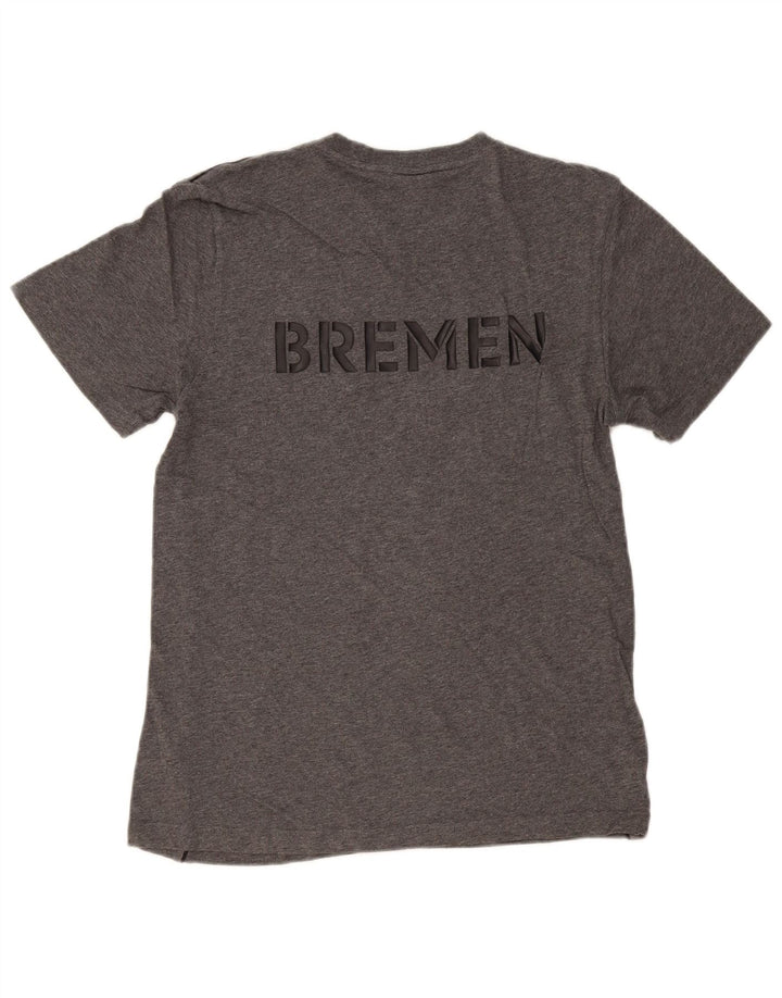 Ανδρικό γραφικό μπλουζάκι ADIDAS Τοπ Μικρό Γκρι Βαμβακερό