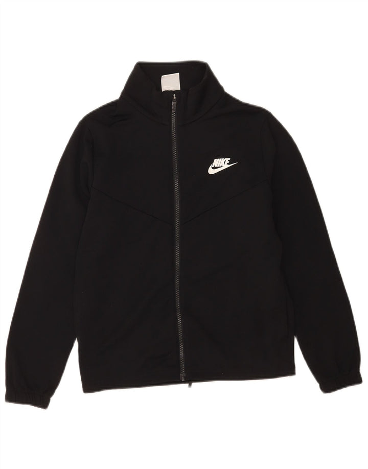 Μπουφάν Nike Boys Graphic αθλητική φόρμα 10-11 ετών Μεσαίο μαύρο πολυεστέρα
