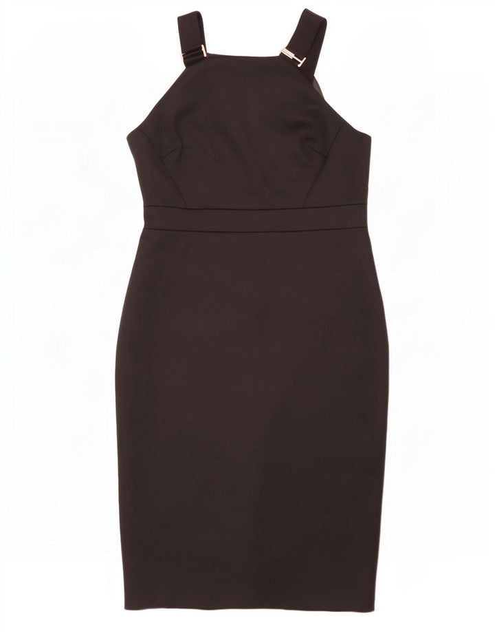 Ted Baker Γυναικείο Αμάνικο Φόρεμα Bodycon Μέγεθος 5 XL Μαύρο Πολυεστέρας