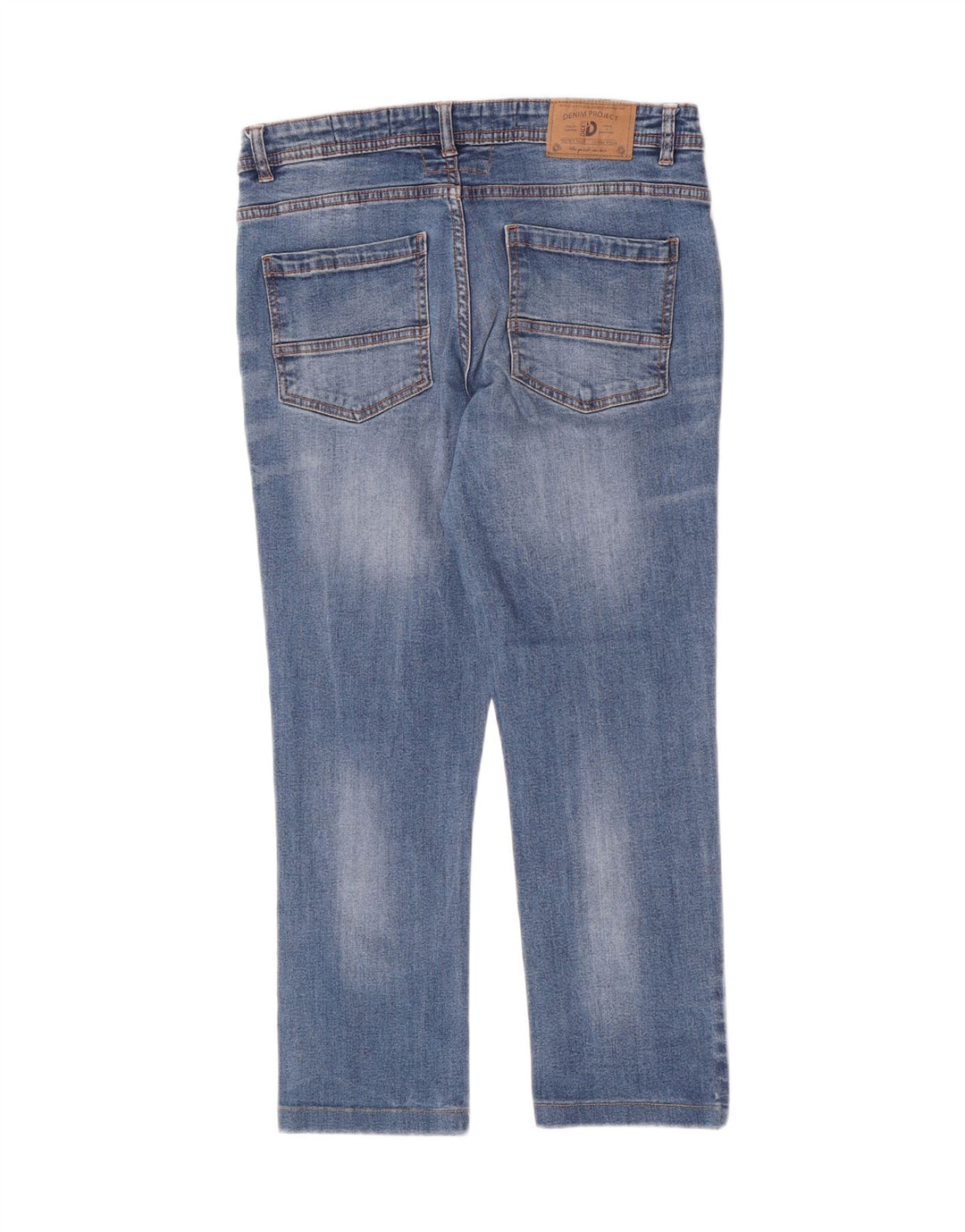 Dack's Crop Slim Jeans IT 46 Large W30 L24 Μπλε βαμβακερό