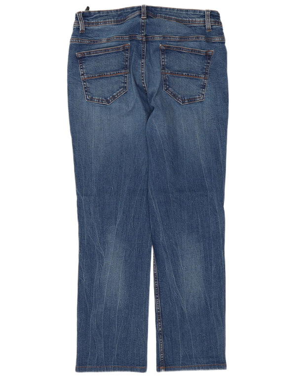 DACK'S Womens Mid Rise Regular Straight Jeans IT 50 XL W32 L27 Blue