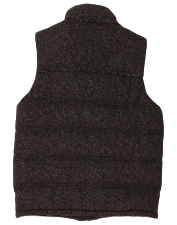 Tommy Hilfiger ανδρική επένδυση Gilet UK 34 XS Γκρι μαλλί ψαροκόκαλο