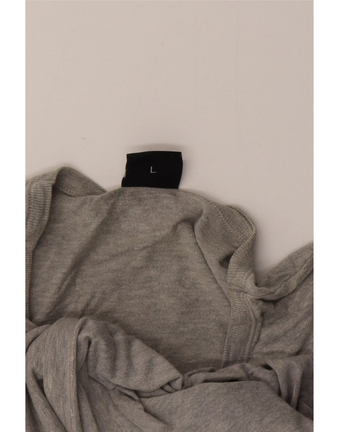 Γυναικείο T-Shirt HUGO BOSS Top UK 16 μεγάλο γκρι βαμβακερό