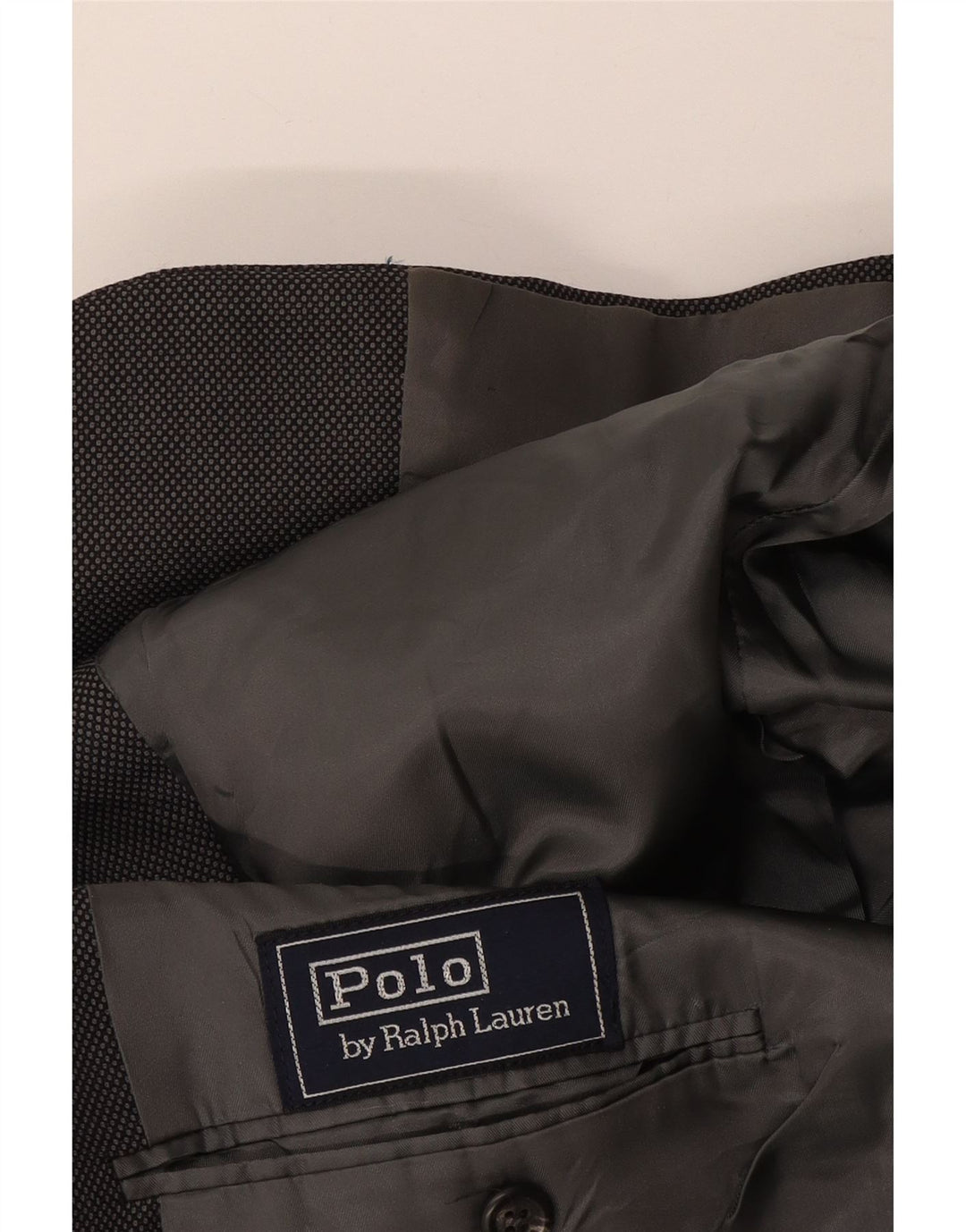 Polo Ralph Lauren Ανδρικό σακάκι με 2 κουμπιά μπλέιζερ UK 40 Μεγάλο Navy Blue Spotted