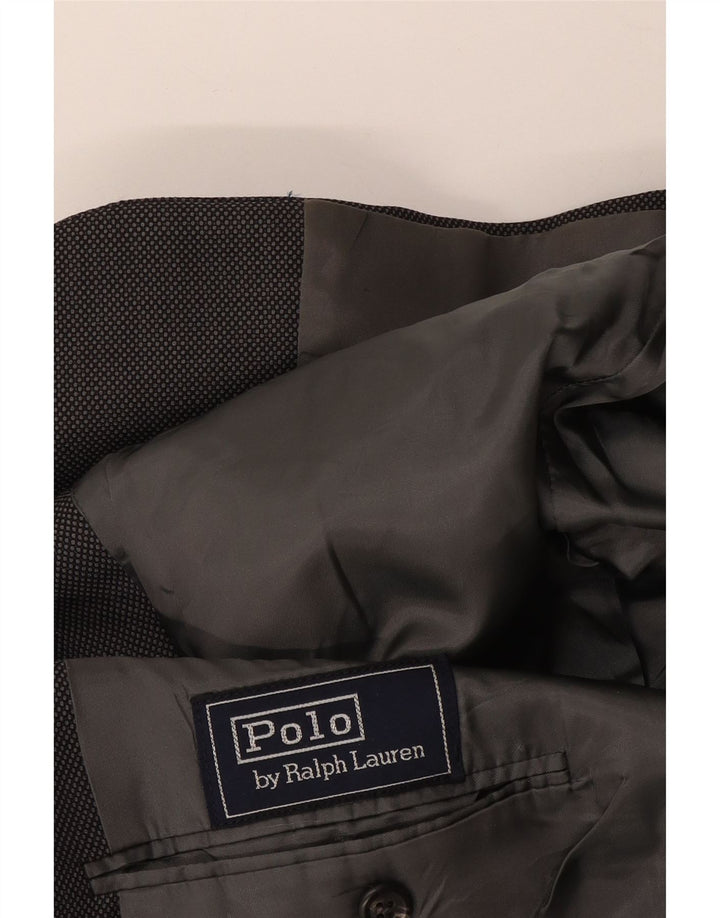 Polo Ralph Lauren Ανδρικό σακάκι με 2 κουμπιά μπλέιζερ UK 40 Μεγάλο Navy Blue Spotted