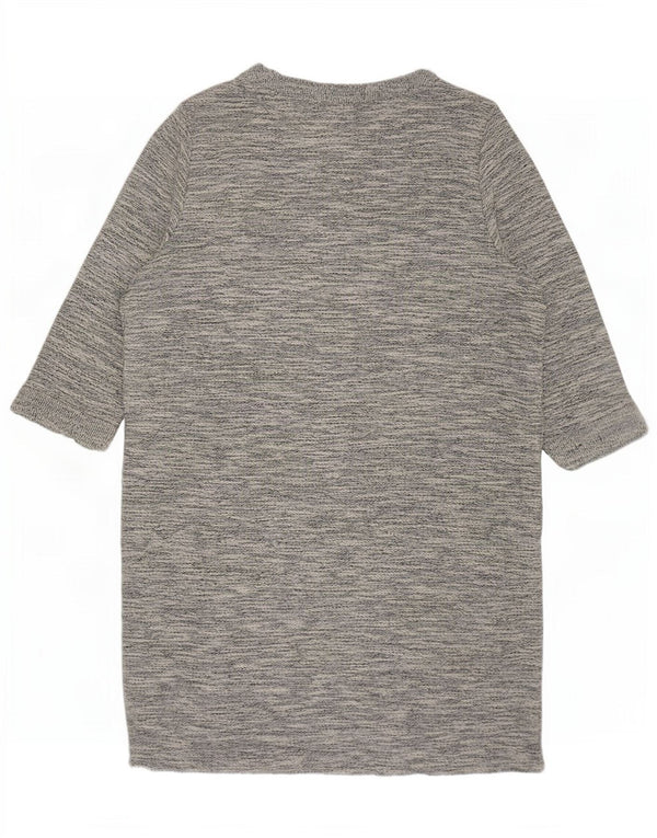 Marks & Spencer γυναικείο φόρεμα 3/4 μανίκι Shift UK 20 2XL με γκρι φλύκταινες