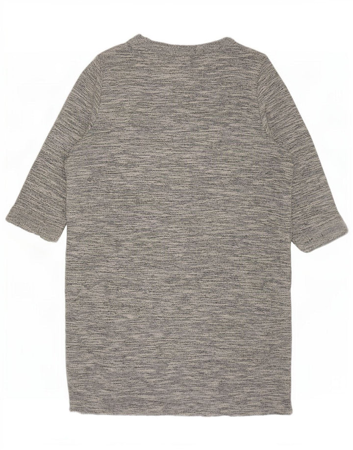 Marks & Spencer γυναικείο φόρεμα 3/4 μανίκι Shift UK 20 2XL με γκρι φλύκταινες