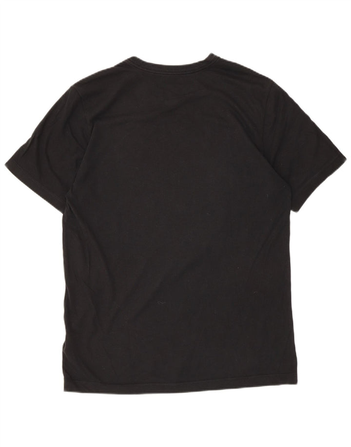 Μπλουζάκι γραφικό Nike, ανδρικό Dri Fit, μεσαίο μαύρο βαμβακερό