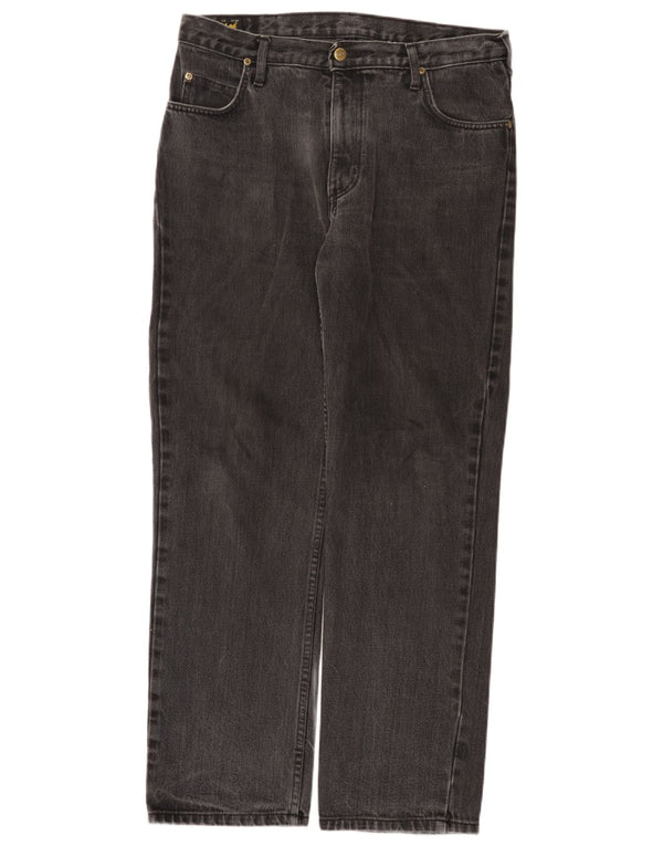 Lee Mens Brooklyn Straight Jeans W34 L30 Γκρι βαμβακερό