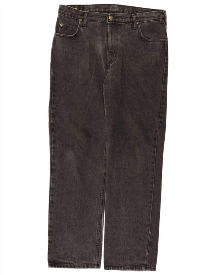 Lee Mens Brooklyn Straight Jeans W34 L30 Γκρι βαμβακερό