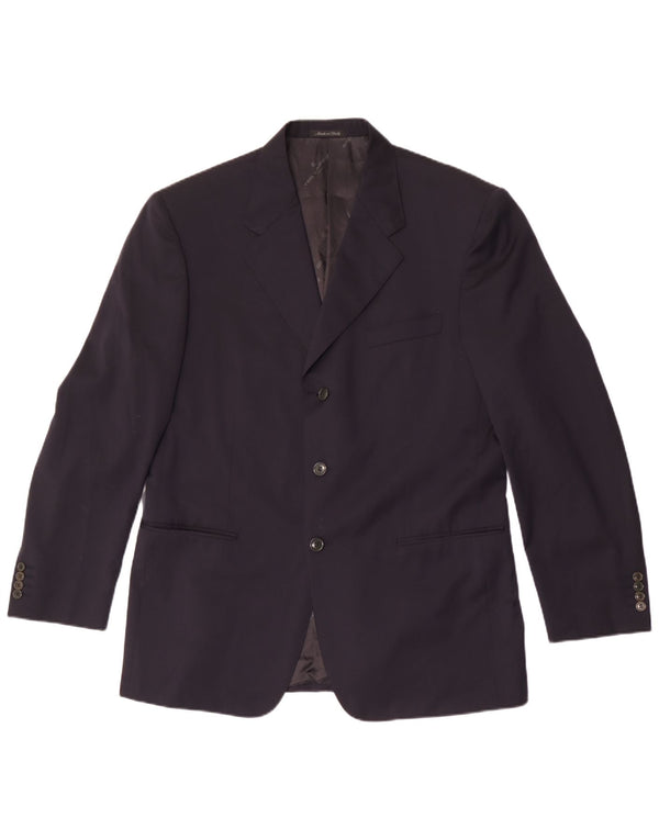 Cerruti 1881 Ανδρικό μπουφάν σακάκι με 3 κουμπιά IT 52 XL Navy Blue Wool