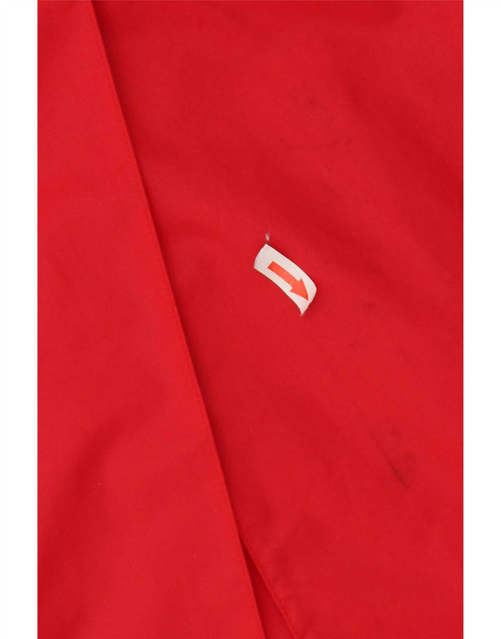 Fiorucci Γυναικεία καμπαρντίνα με κουκούλα UK 14 Medium Red Nylon
