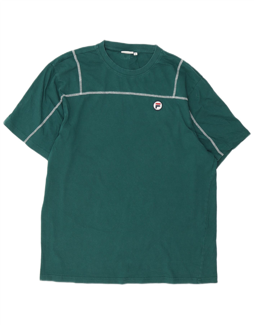Ανδρικό T-Shirt Fila Top XL Πράσινο βαμβακερό