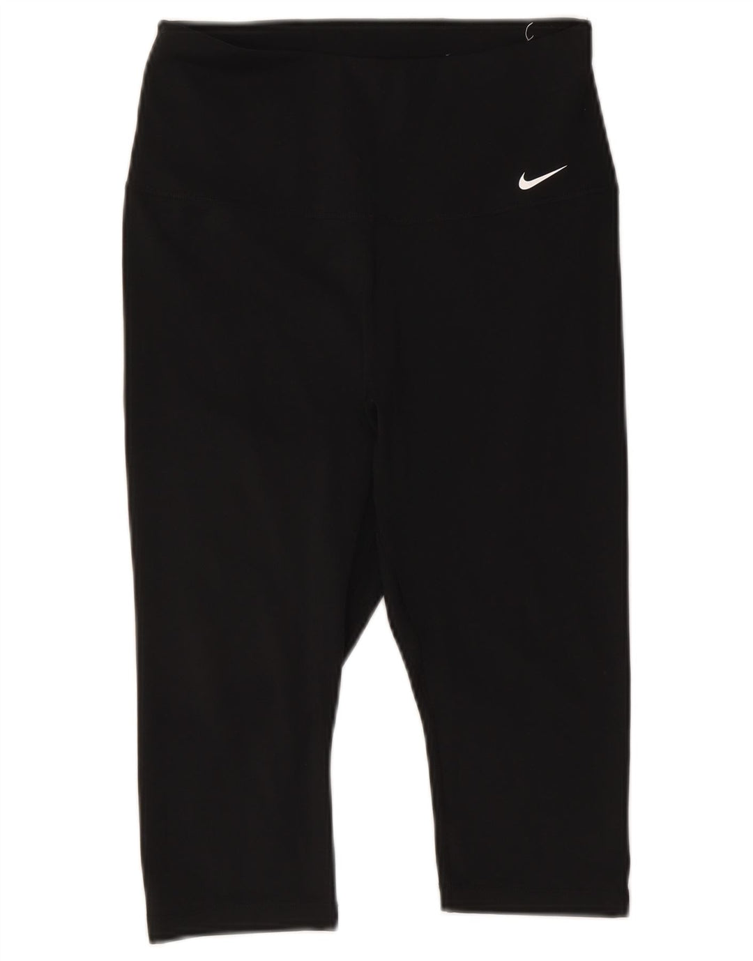 Γυναικεία κολάν Nike Dri Fit Capri UK 12 μεσαίου μαύρου πολυεστέρα