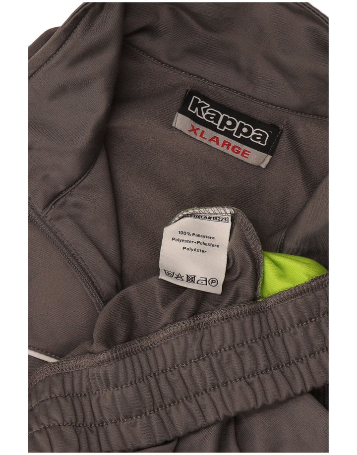 Ανδρική φόρμα Kappa Top Jacket XL Grey Colourblock Polyester