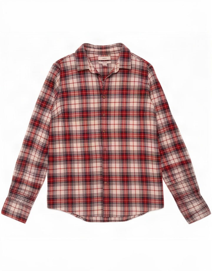 Γυναικείο φανελένιο πουκάμισο J. Crew US 4 Small Red Check
