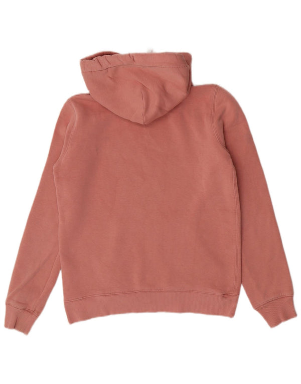 Jack Wills Γυναικεία κουκούλα Jumper UK 10 Small Pink Cotton