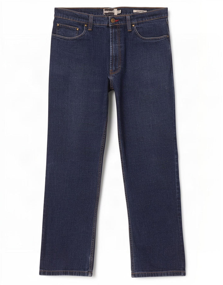 Ανδρικό τζιν ίσιο Marks & Spencer W36 L31 Navy Blue Cotton