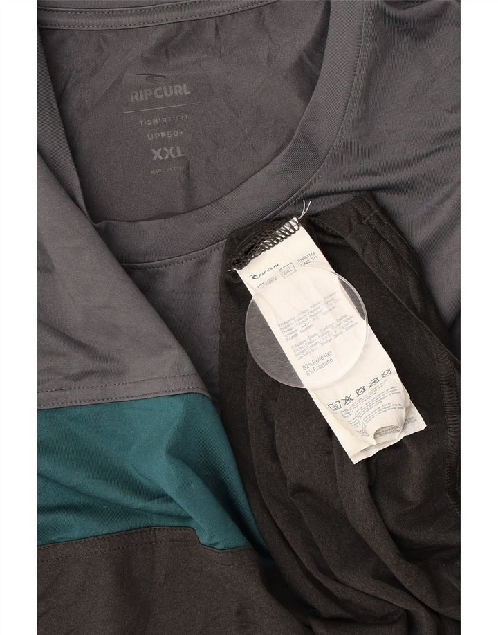 Ανδρικό T-Shirt RIP CURL Top 2XL Γκρι χρώματος πολυεστέρας