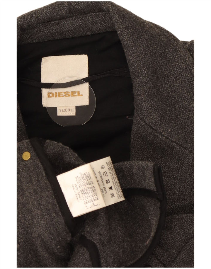 Diesel Ανδρικό Στρατιωτικό Μπουφάν UK 42 XL Γκρι Πολυεστέρας