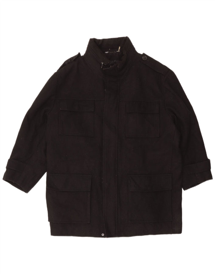 Ανδρικό Military Jacket Calvin Klein UK 42 XL μαύρο μαλλί